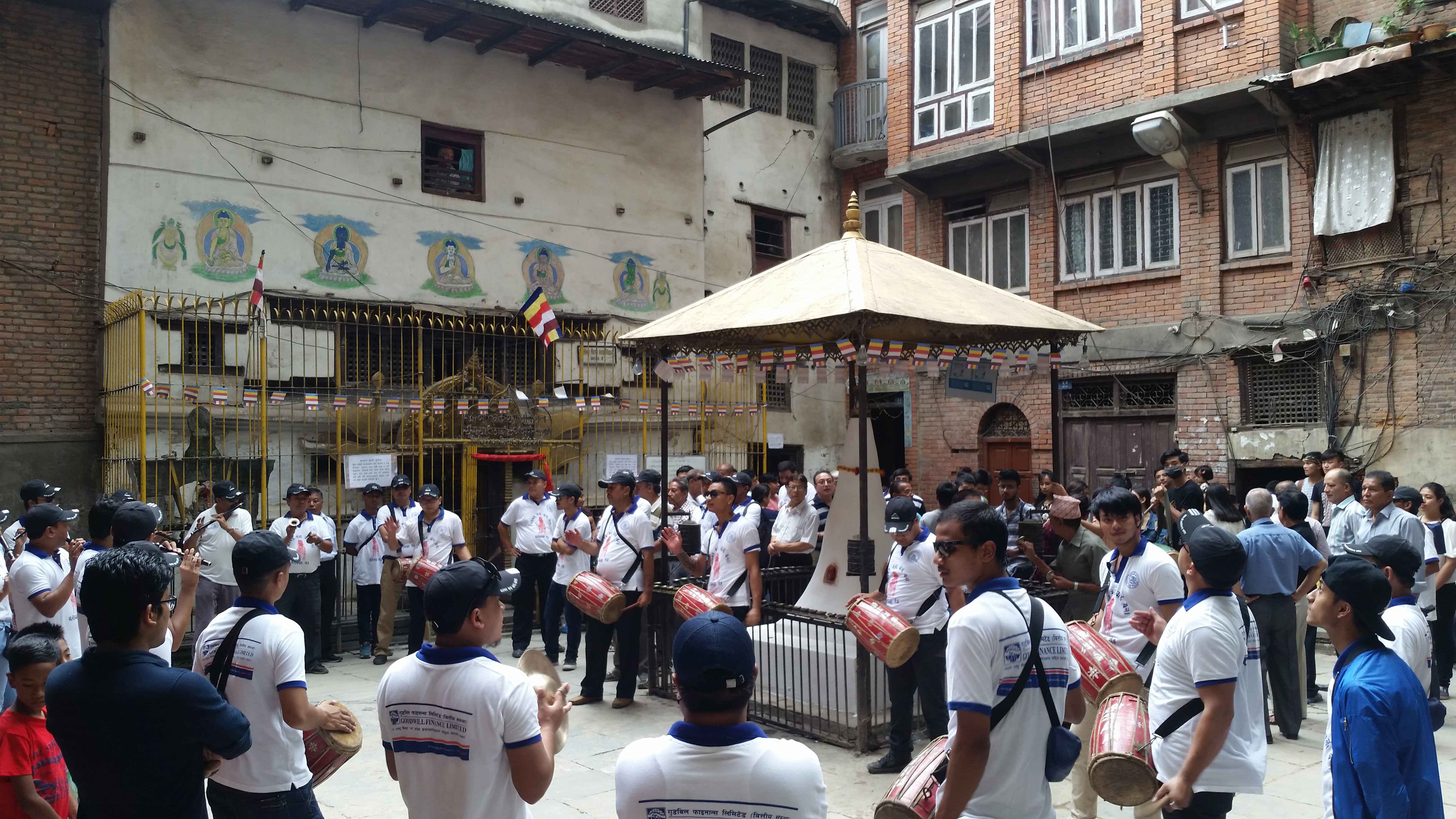 Gunla Festival Activities in Itumbahal. NS 1137.